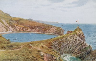 Lulworth Cove door Alfred Robert Quinton